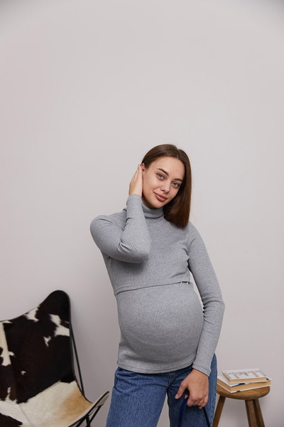 Гольф для беременных и кормящих Dublin - Серый LB06DB129 фото