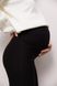 Теплые брюки клёш для беременных Turin - Чёрный LB12TR136 фото 6