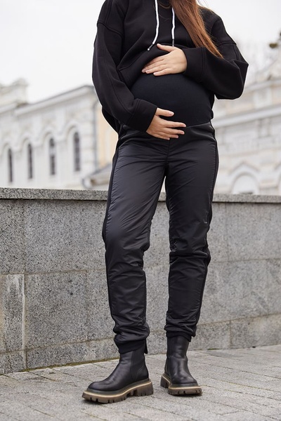 Теплі штани для вагітних Alesund - Чорний LB12AL136 фото