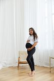 Бавовняні лосіни для вагітних Bonn - Чорний LB10BN136 фото