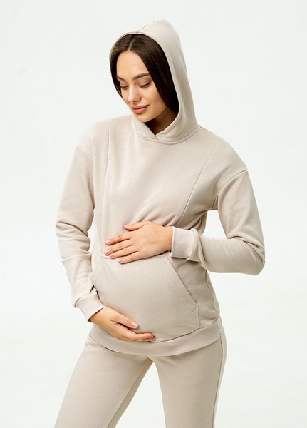 Худи для беременных и кормящих Dortmund - Светло бежевый LB06DR170 фото