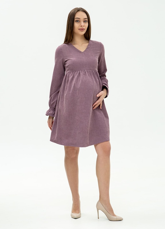Сукня із мікровільвету для вагітних та годуючих Lille - Фрезовий LB05LL171 фото