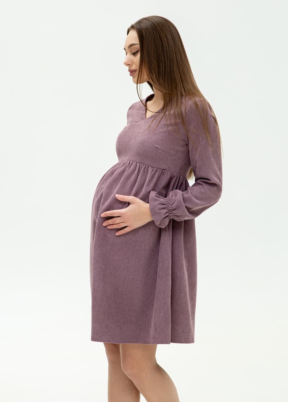 Сукня із мікровільвету для вагітних та годуючих Lille - Фрезовий LB05LL171 фото