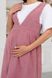 Сарафан із мікровельвету для вагітних Rome - Рожевий LB05RM124 фото 4