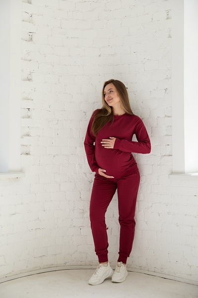 Демісезонний костюм для вагітних та годуючих Detroit  - Бордовий LB07DT104 фото