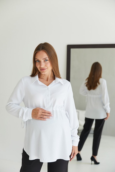 Блуза для вагітних та годуючих Venice - Білий LB09VN102 фото