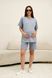 Трикотажні шорти для вагітних Pekin - Сірий LB03PK129 фото 3