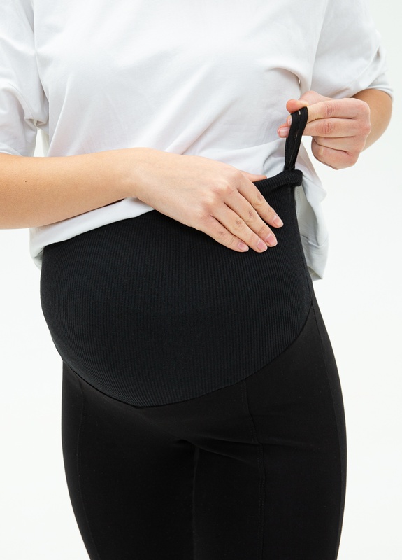 Демисезонные брюки-лосины для беременных Orlando - Черный LB10OR136 фото