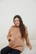 В'язаний светр для вагітних Barbara - Темно-бежевий LB17BR160 фото 3