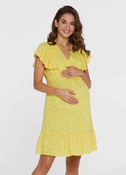 Літня сукня для вагітних Montana - Жовтий LB04MN110 фото