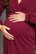 Сукня з люрексу для вагітних та годуючих Hollywood - Бордовий LB05HL104 фото 3